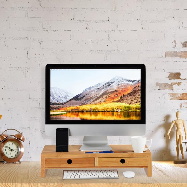 Actual product image Relaxdays Display Stand with 2 Drawers