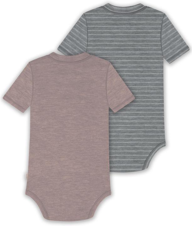 Produktbild Normani 2er Set Baby Merino Kurzarmbody „Tihoi" - 9321 (92)
