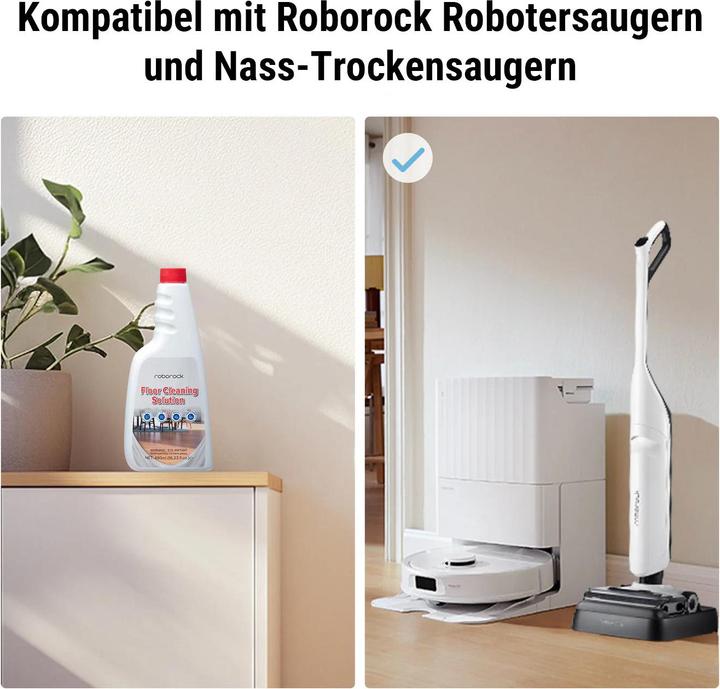 Productafbeelding Roborock Vloeistof voor vloerreiniging 2x 480 ml