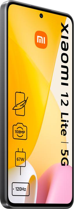 Productafbeelding Xiaomi 12 Lite (128 GB, Zwart, 6.55", Dubbele SIM, 5G)