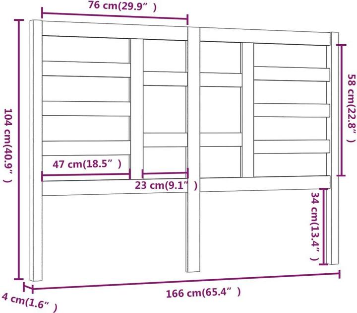 Immagine prodotto vidaXL Edan (166 x 4 x 104 cm)