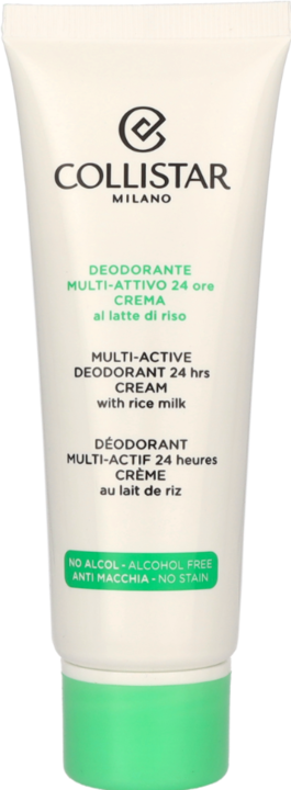 Collistar Multi-Active Deodorant 24 H with Rice Milk (Crème, 75 ml)