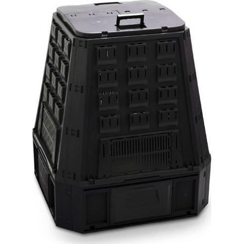 Prosperplast 19554 Kompostierer IKST600C 600 Liter, schwarz (630 l) (IKEV630C-S411)
