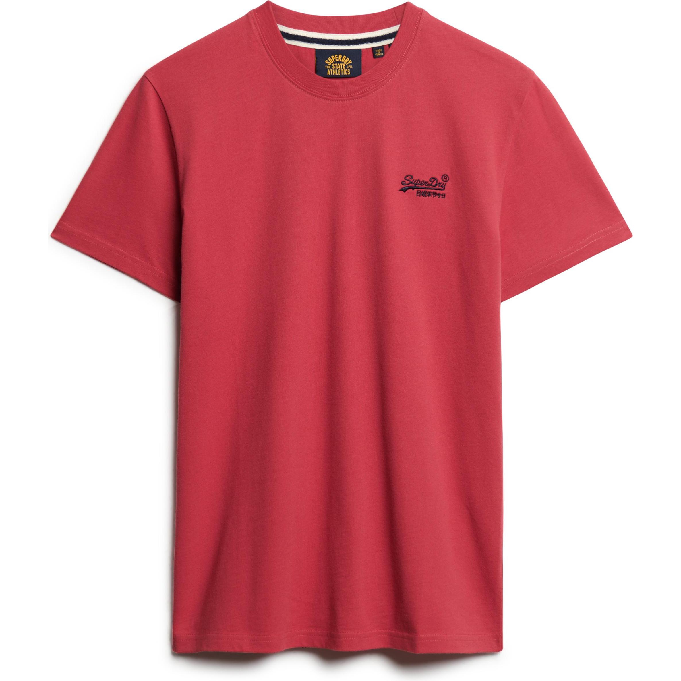 Thumbnail - Superdry, Herren, Shirt, t-hirt uperdry eential logo, Rot, (S)