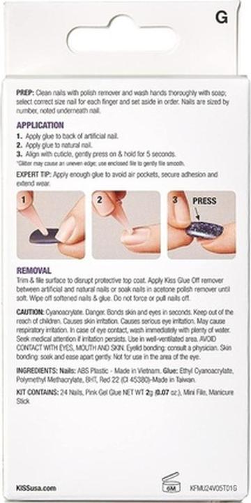 Actual product image KISS Gel Fantasy Nails - Fanciful (Artificial nails, Fanciful)