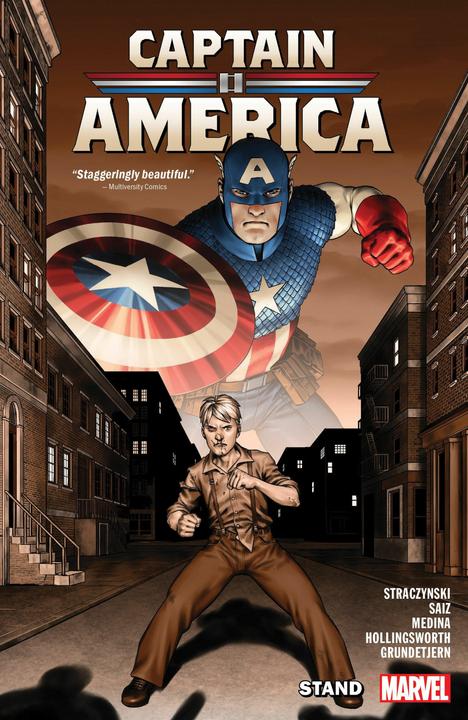 Actual product image Captain America By J. Michael Straczynski Vol. 1: Stand (English, J. Michael Straczynski, Jesus Saiz, Lan Medina, 2024)