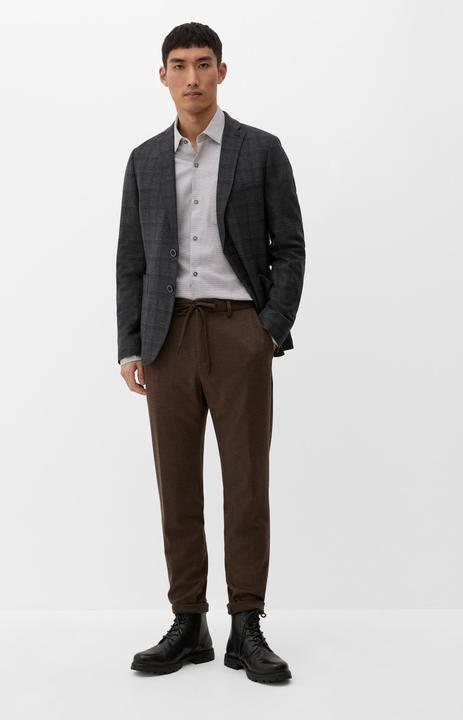 Immagine prodotto s.Oliver Hemd Slim: Hemd mit Strukturmuster (M)