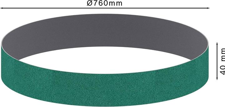 Produktbild Bosch Professional Zubehör PRO Y580 Schleifband, 40 x 760 mm, G80 (80)