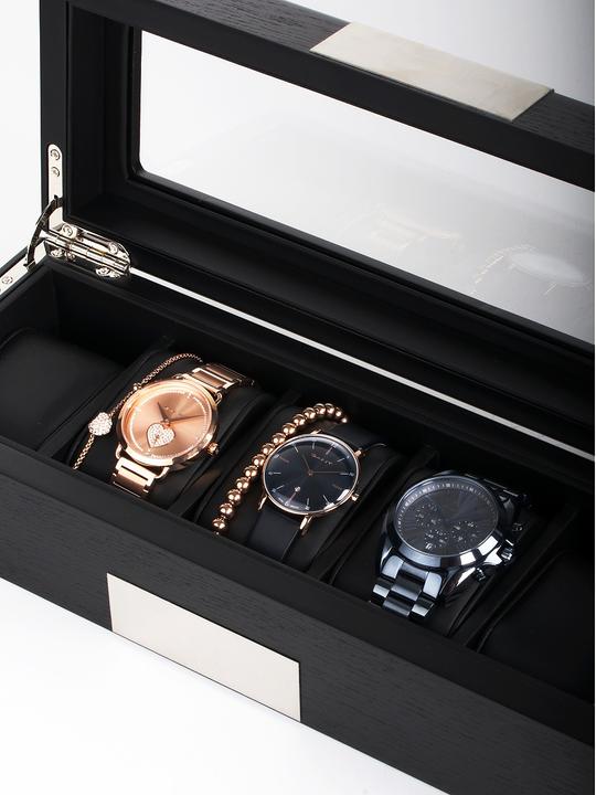 Actual product image Rothenschild Watch box RS-2350-5BL for 5 watches black