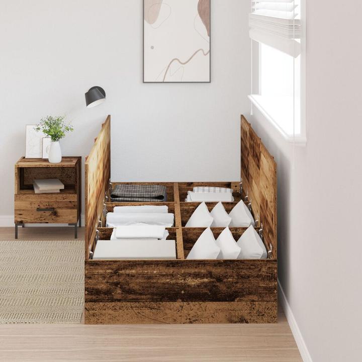 Actual product image vidaXL Aufbewahrungsbettgestell (90 x 200 cm)