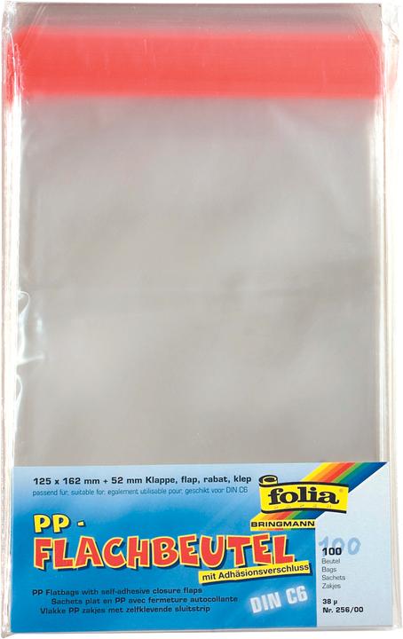 Productafbeelding Folia 100 pressure seal zakken platte zak 38 mijn 12,5 x 16,2 cm (100 Stuk)