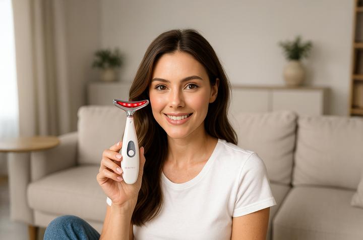 Actual product image Beautifly LumaLift Pro LED Lichttherapie- und EMS-Gerät