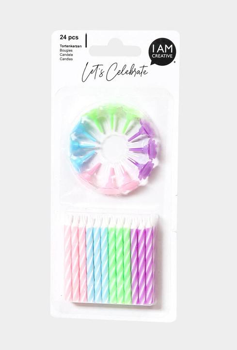 Actual product image I Am Creative Cake candles (24 pcs.)