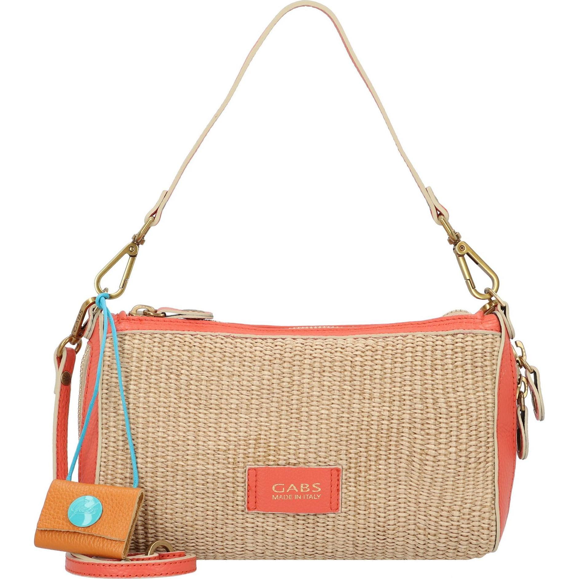Gabs, Handtasche, Schultertasche 25 cm mit Dehnfalte, Orange