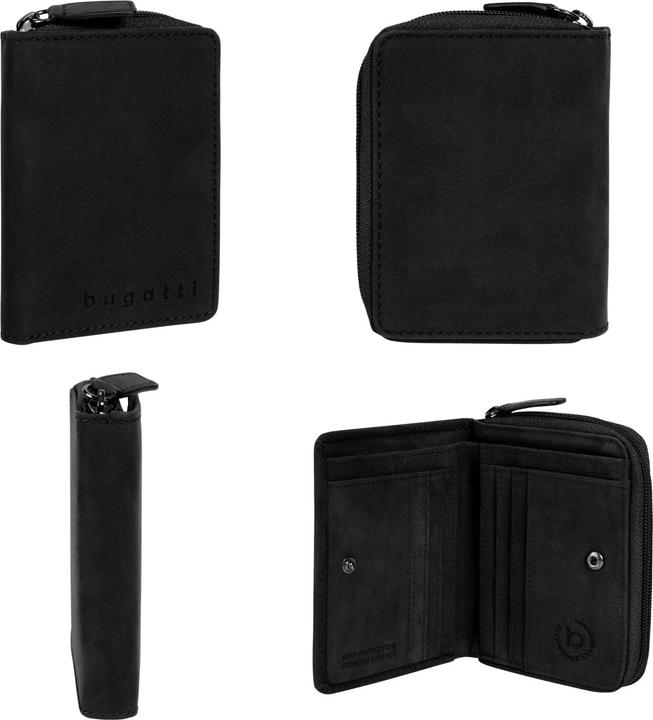 Actual product image Bugatti Luca wallet leather 9 cm