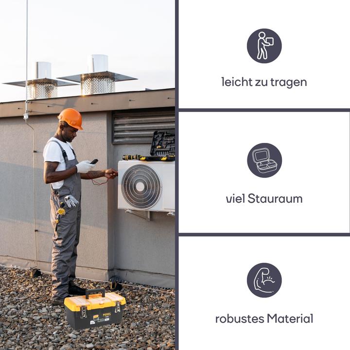 Produktbild Perel Werkzeugbox mit Metallschlössern (1 Teile)