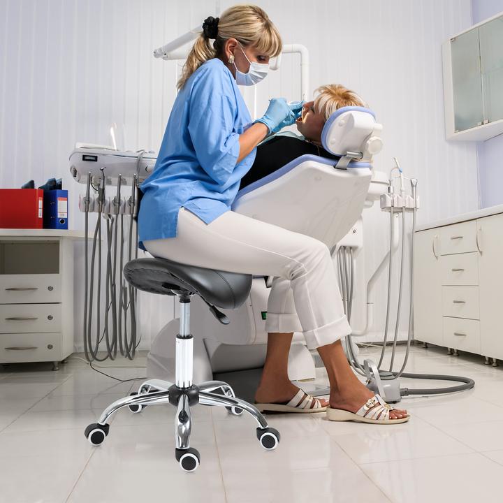 Actual product image Homcom Saddle stool