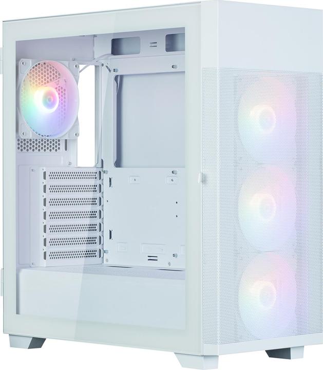 Actual product image Zalman S5 Neo White ATX, FRGB Fan x4 (ATX, Mini-ITX, mATX)
