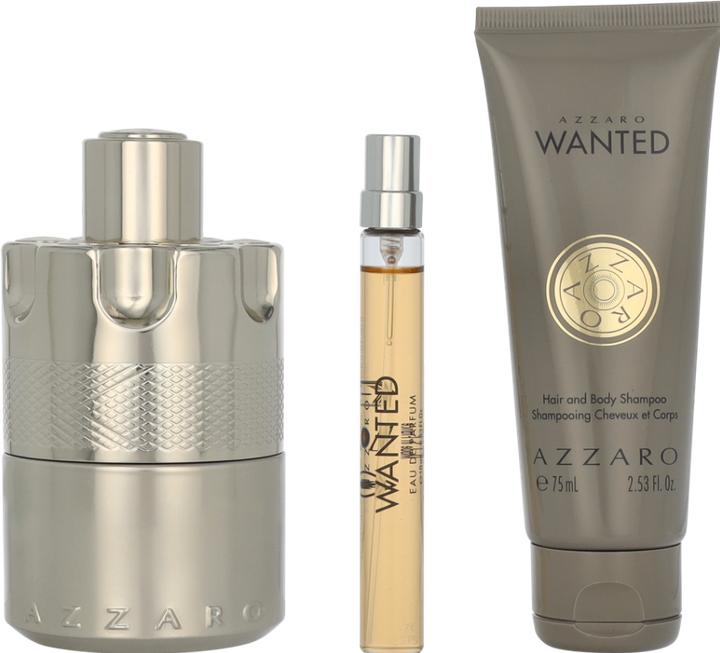 Immagine prodotto Azzaro Set Wanted Eau de Parfum 100ml + Eau de Parfum 10ml + Gel doccia (Set profumo)