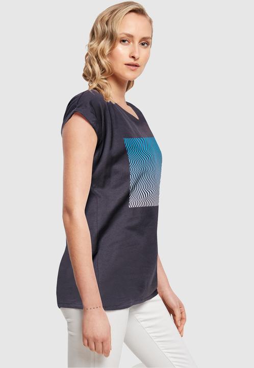 Produktbild Merchcode Ladies Summer - Wavy Pattern T-Shirt - 112601 (XXL)
