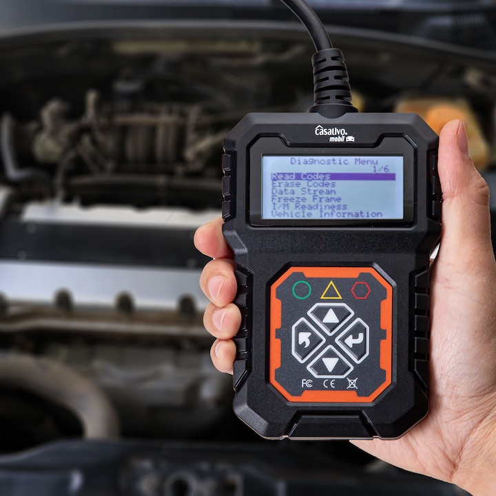 Image du produit Casativo Appareil de diagnostic OBD2, lire et effacer les codes d'erreur