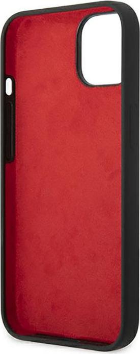 Actual product image Ferrari FEHCP14MSIBBK iPhone 14 Plus 6.7" czarny/black hardcase Silicone Metal Logo (Apple iPhone 14 Plus)