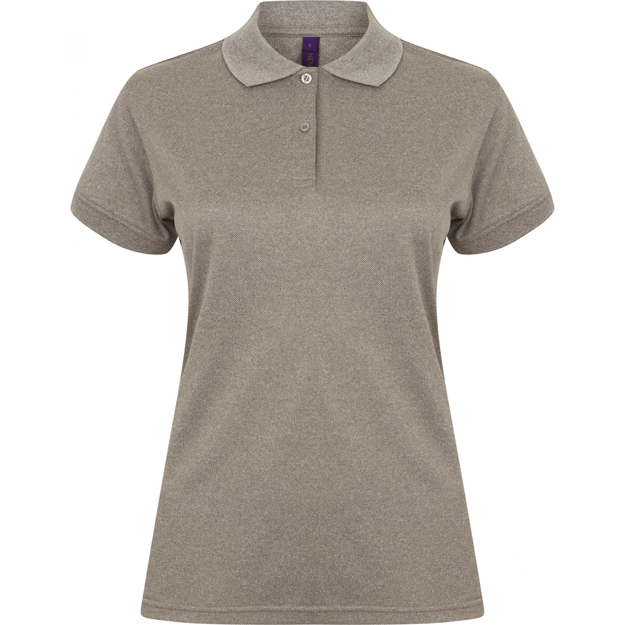 Henbury, Damen, Shirt, Cool Plus, Grau, (S)