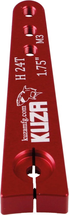 Produktbild Kuza Servohebel 1-Arm Hitec 24T 45/39/33mm 1.75" M3 Heavy Duty V2 Aluminium