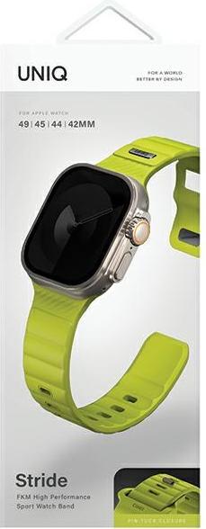 Produktbild Uniq pasek Stride Apple Watch Series 1/2/3/4/5/6/7/8/9/SE/SE2/Ultra/Ultra 2 42/44/45/49mm FKM Rubber (42 mm, 44 mm, 49 mm, 45 mm, Kunststoff)