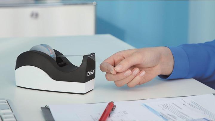 Produktbild tesa EASY CUT ORCA Tischabroller, sauberer Schnitt