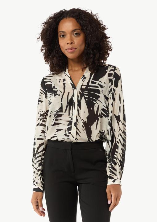Actual product image Comma Bluse Gemusterte Bluse im Relaxed Fit (38)