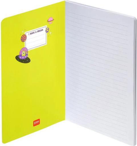 Image du produit Legami Liniertes Heft 14x21 - Space (A5)