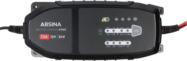 Image du produit Absina Chargeur A7500, chargeur pour batteries au plomb et LiFePO4 12-24V
