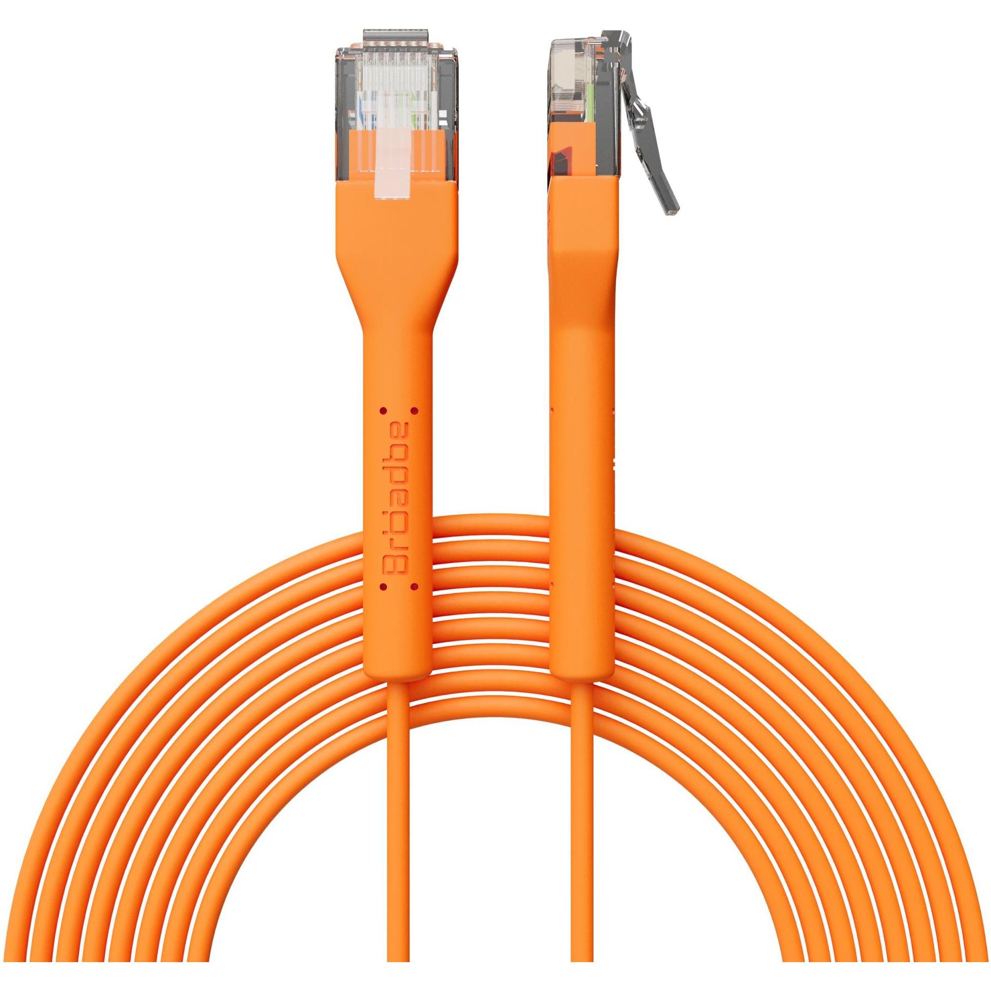 Broadbe Slim Patch Cable 5G Orange 3m Cable-Patch-Cat6-OR-3M-Slim (CAT6, 3 m), Cavo di rete
