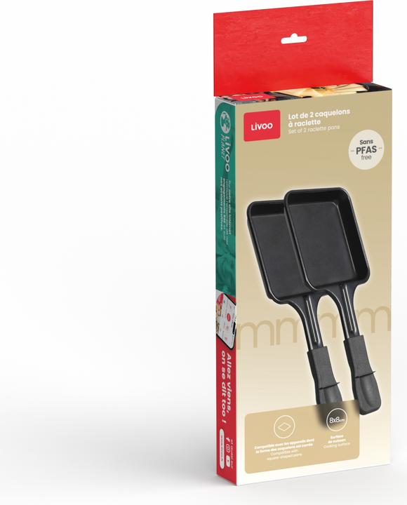 Produktbild Livoo Set aus 2 Raclette-Caquelons
