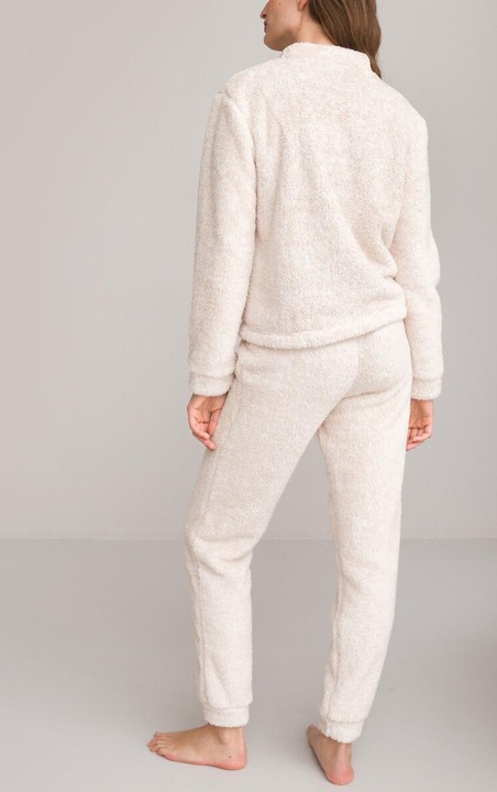 Actual product image La Redoute Collections Embroidered faux fur pyjamas (W32/L34)