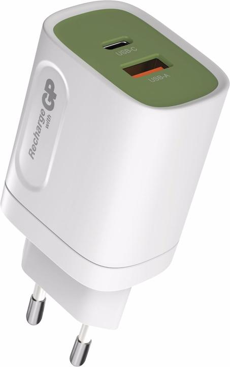 Produktbild GP Batteries 20W USB-A & USB-C Ladestecker inkl. Adapter für EU,CN und UK (20 W)