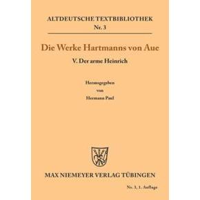Der arme Heinrich, Fachbücher von Hartmann von Aue