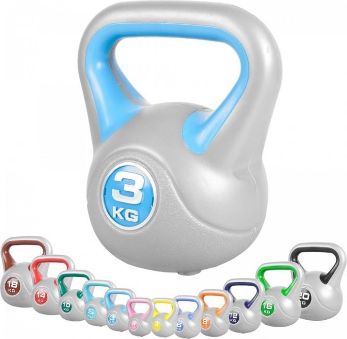 Image du produit Gorilla Sports Set Kettlebell Stylisé (1 x 10 kg, 1 x 18 kg, 1 x 20 kg, 1 x 2 kg, 1 x 4 kg, 1 x 3 kg, 1 x 14 kg, 1 x 6 kg, 1 x 8 kg, 1 x 16 kg, 1 x 12 kg)