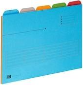 Hamelin Insert folder Oxford Ultimate A4, with tabs, assorted, pack of 5 (5 x)