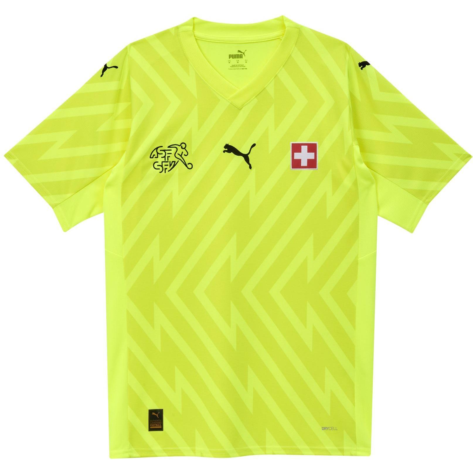 Puma, Jungen, Fussballtrikot, SFV GK Jersey SS Replica Jr (128), Gelb, 128