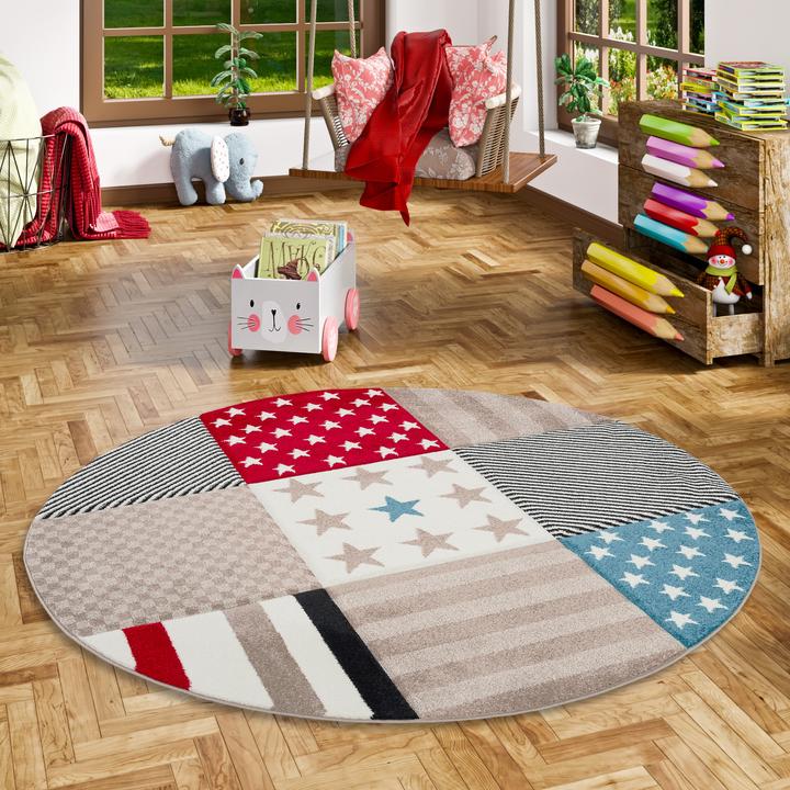 Actual product image Pergamon Kids and Youth Carpet Maui Stars Round (Ø 160 cm)