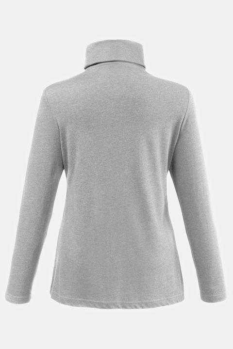 Actual product image Ulla Popken Basic Long Sleeve Slim Fit Turtleneck (62)