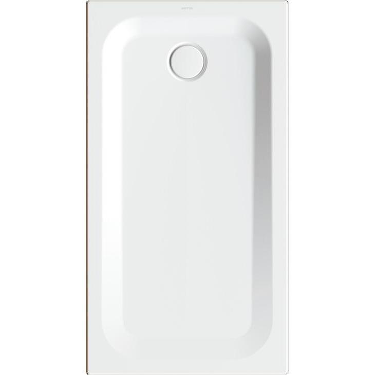 Bette, Duschwanne, Ultra Rechteck-Duschwanne 1300x700x35mm, mit Antirutsch Pro, 5784