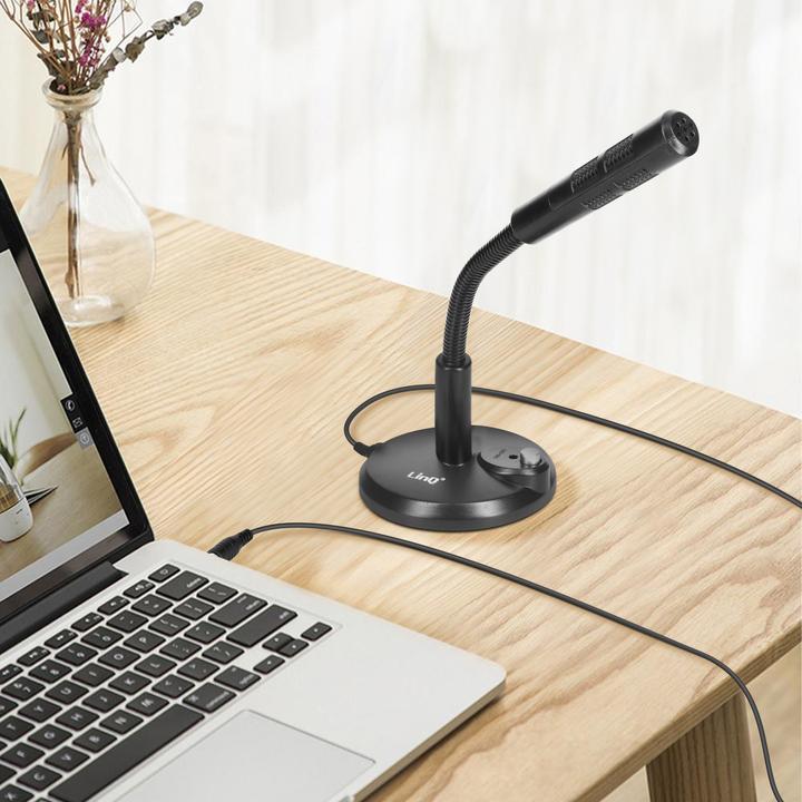 Image du produit LinQ Microphone de bureau avec prise jack 3,5 mm