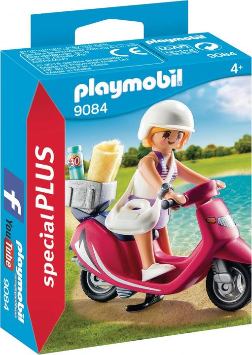 Image du produit Playmobil Une fille de plage avec un scooter (9084, Playmobil Special Plus)
