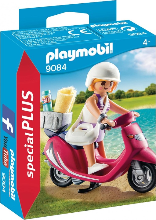 Image du produit Playmobil Une fille de plage avec un scooter (9084, Playmobil Special Plus)