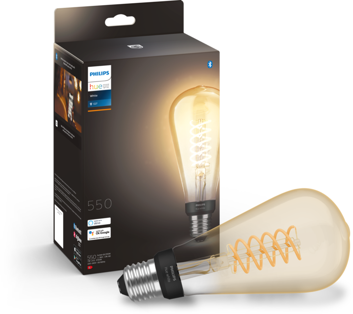 Actual product image Philips Hue Philips E27 Single Pack Giant Edison (E27, 7 W, 550 lm, 1 x, G)