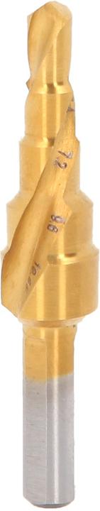 Actual product image KS Tools HSS-TiN step drill (10.7 millimetres)