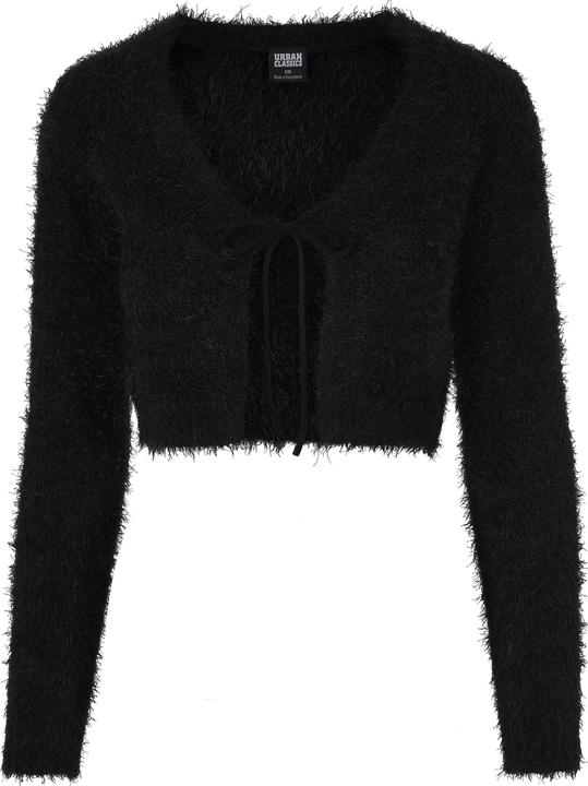 Produktbild Urban Classics Ladies Tied Cropped Feather Cardigan (M)